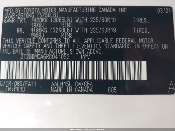 2024 LEXUS RX 350H PREMIUM