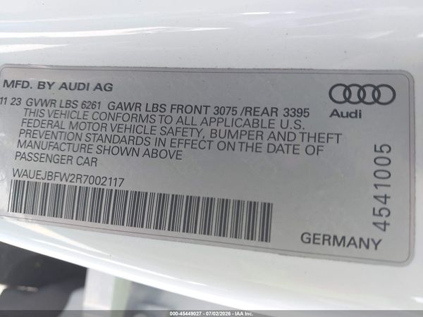 2024 AUDI E-TRON GT PRESTIGE QUATTRO