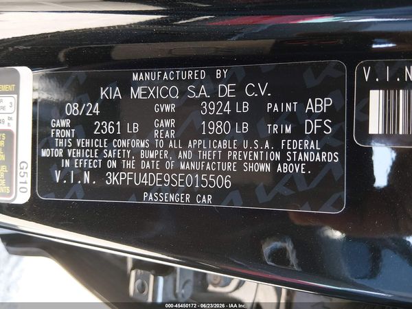 2025 KIA K4 EX