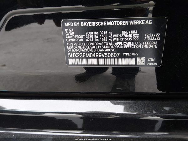 2024 BMW X7 XDRIVE40I