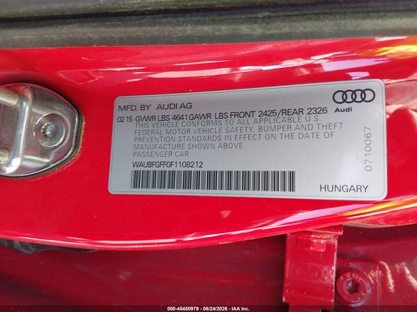 2015 AUDI A3 Premium Plus