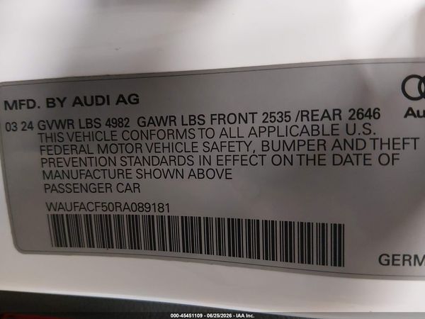 2024 AUDI A5 SPORTBACK