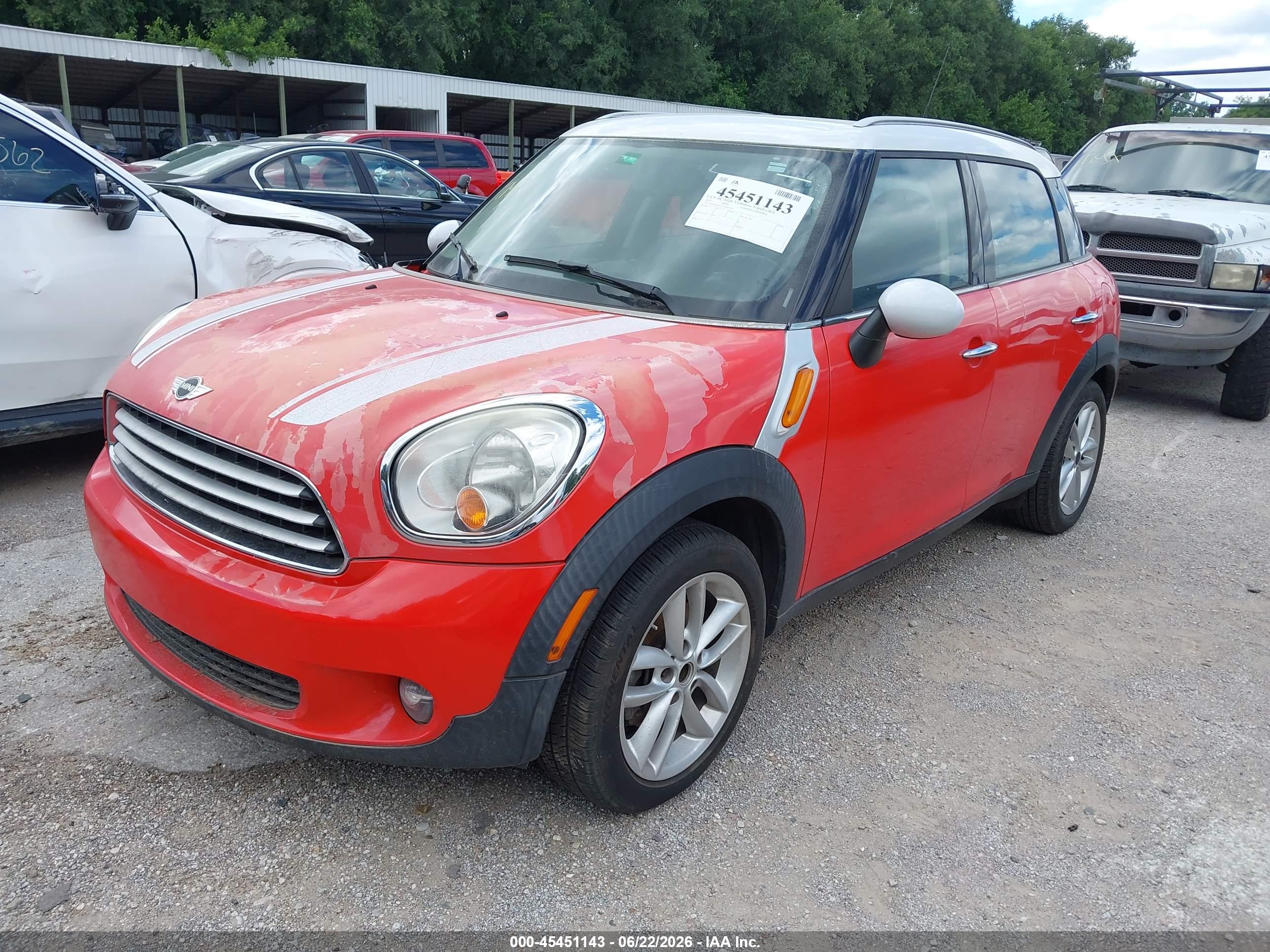 2012 MINI COOPER COUNTRYMAN — I2