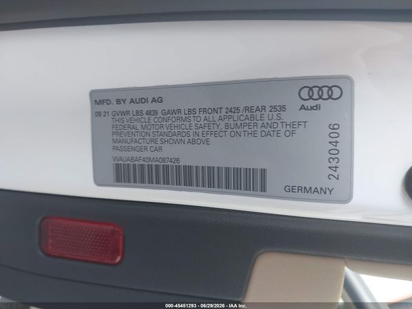 2021 AUDI A4