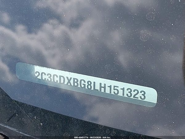 2020 DODGE CHARGER SXT RWD