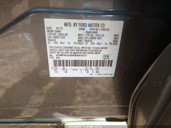 2023 FORD EDGE ST-LINE