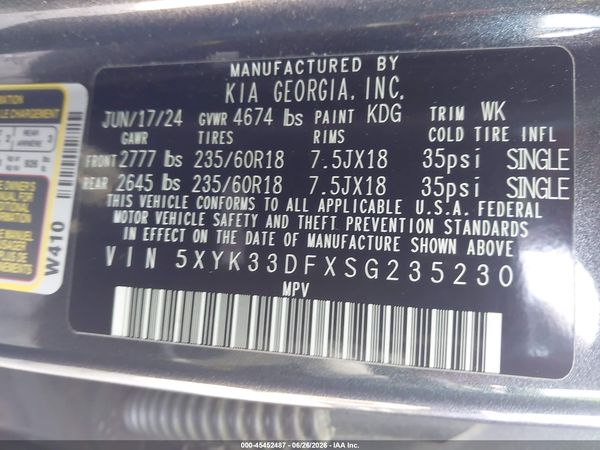 2025 KIA SPORTAGE EX