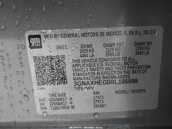 2024 CHEVROLET EQUINOX FWD LS — I9