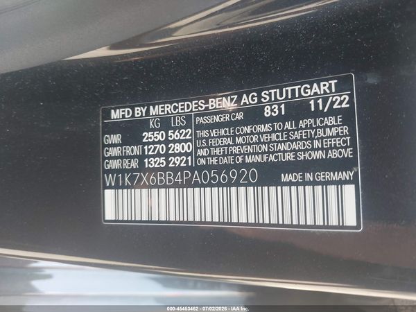 2023 MERCEDES-BENZ AMG GT 53 4-DOOR COUPE AMG GT53