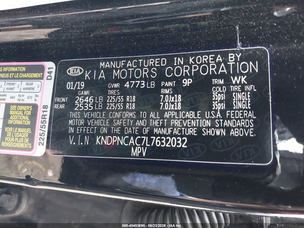 2020 KIA SPORTAGE EX