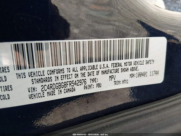 2015 DODGE GRAND CARAVAN AMERICAN VALUE PKG
