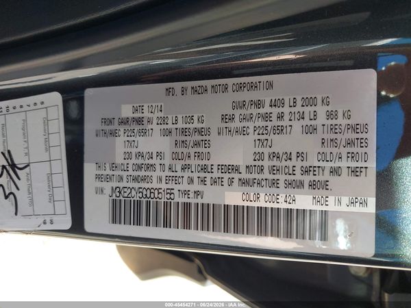 2016 MAZDA CX-5 TOURING