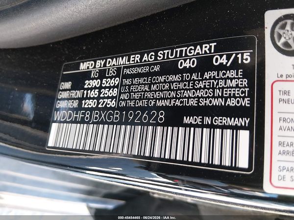2016 MERCEDES-BENZ E 350 4MATIC