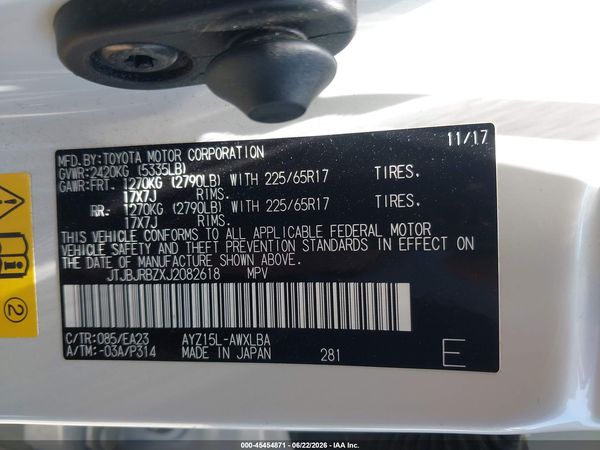 2018 LEXUS NX 300H 300H Luxury