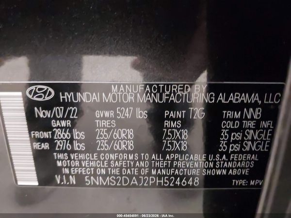 2023 HYUNDAI SANTA FE SEL