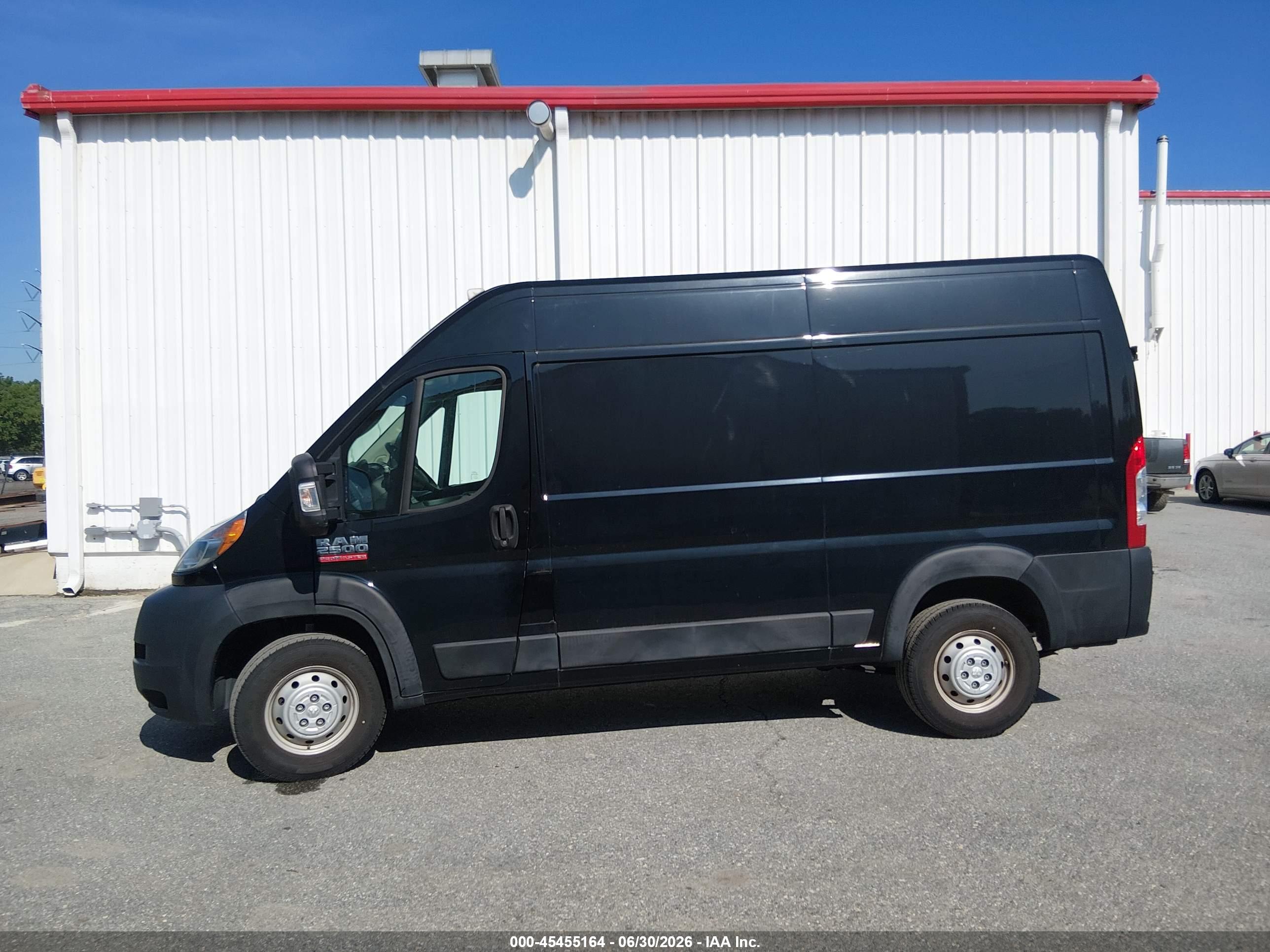 2019 RAM PROMASTER 2500 HIGH ROOF 136 WB