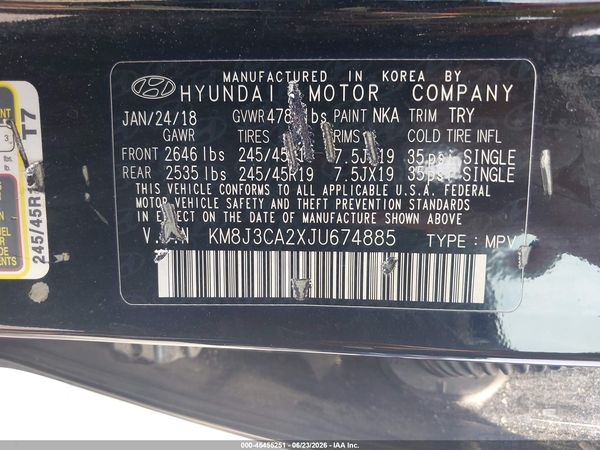 2018 HYUNDAI TUCSON LIMITED