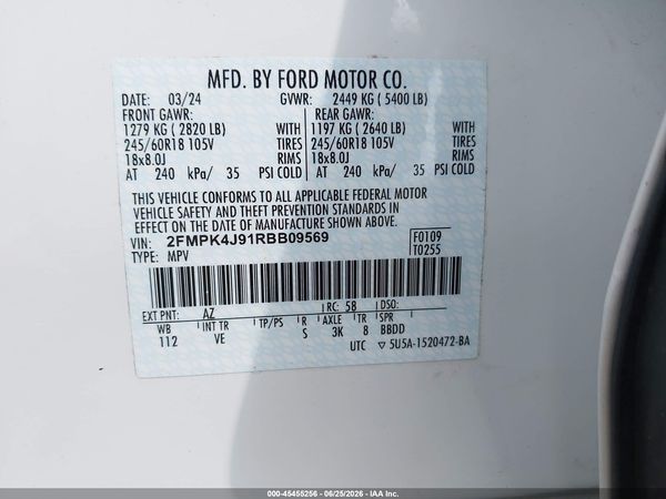 2024 FORD EDGE SEL