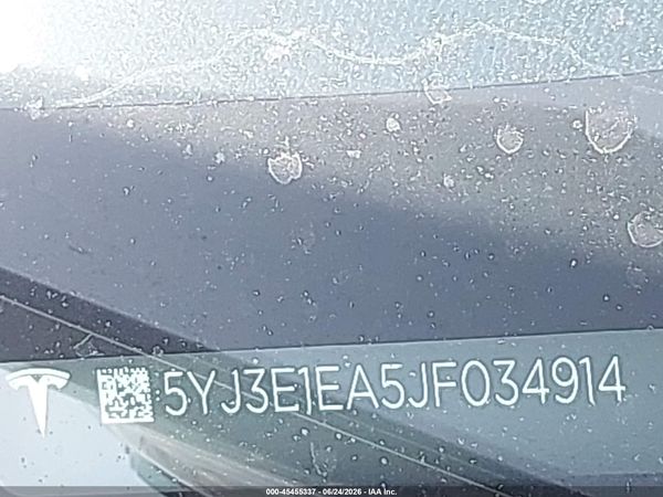 2018 TESLA MODEL 3 LONG RANGE/MID RANGE