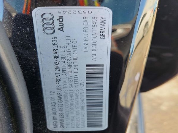 2012 AUDI A6 Premium Plus