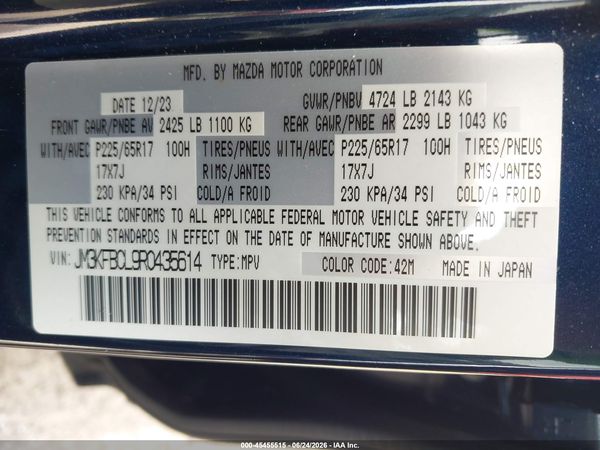 2024 MAZDA CX-5 2.5 S PREFERRED