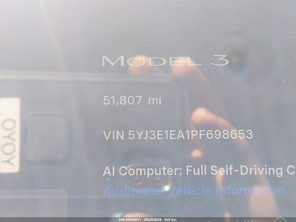 2023 TESLA MODEL 3 REAR-WHEEL DRIVE
