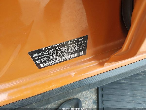 2018 SUBARU CROSSTREK 2.0I LIMITED
