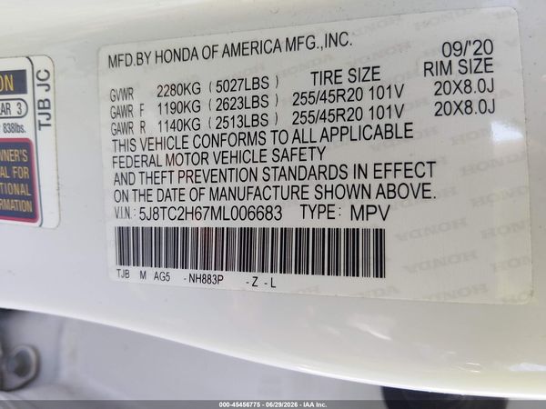 2021 ACURA RDX A-SPEC PACKAGE