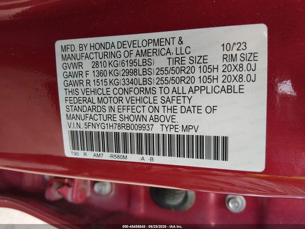 2024 HONDA PILOT TOURING