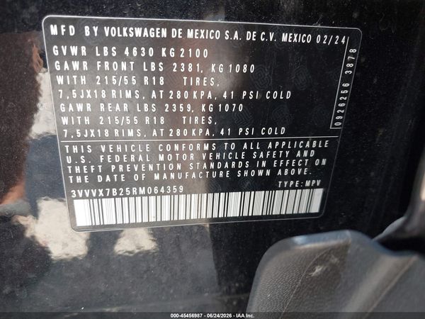 2024 VOLKSWAGEN TAOS 1.5T SE — I9