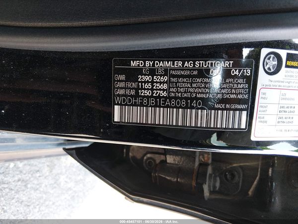 2014 MERCEDES-BENZ E 350 4MATIC