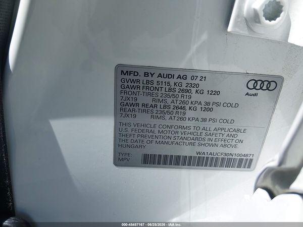 2022 AUDI Q3