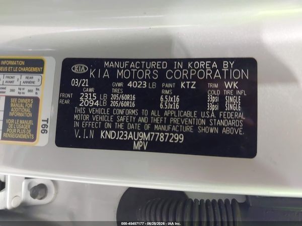 2021 KIA SOUL S