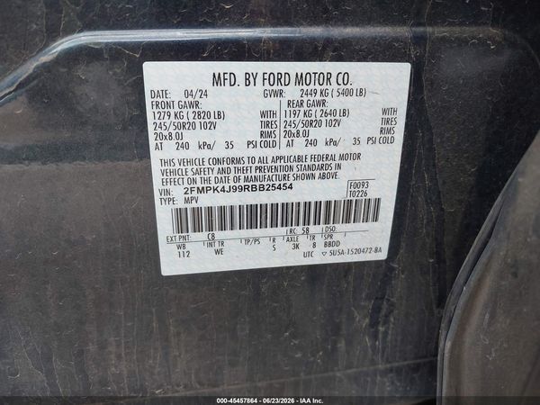 2024 FORD EDGE ST-LINE