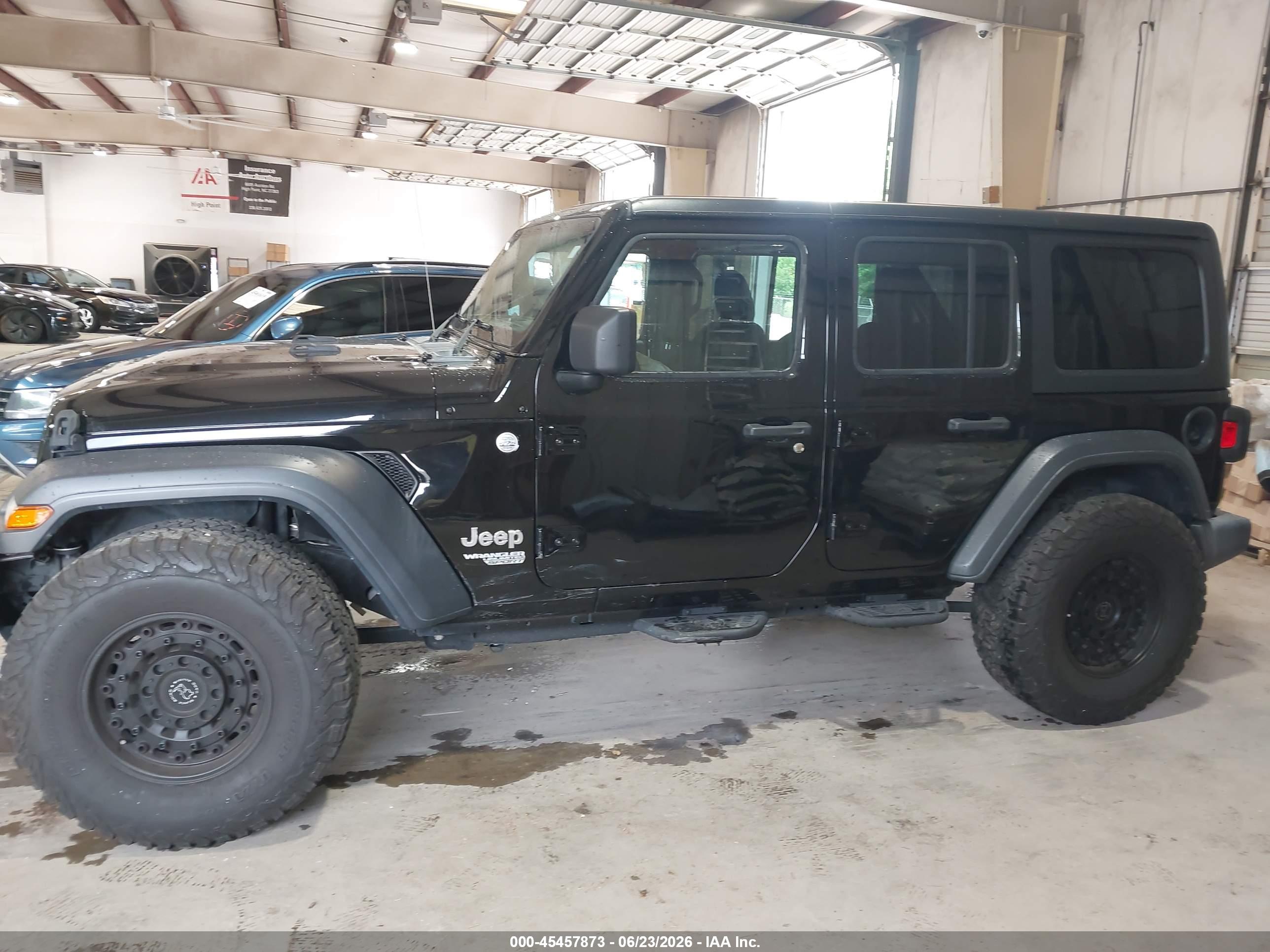 2018 JEEP WRANGLER UNLIMITED SPORT S 4X4