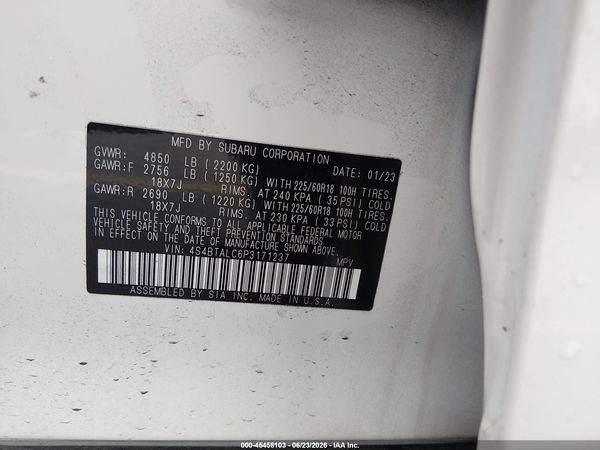 2023 SUBARU OUTBACK ONYX EDITION