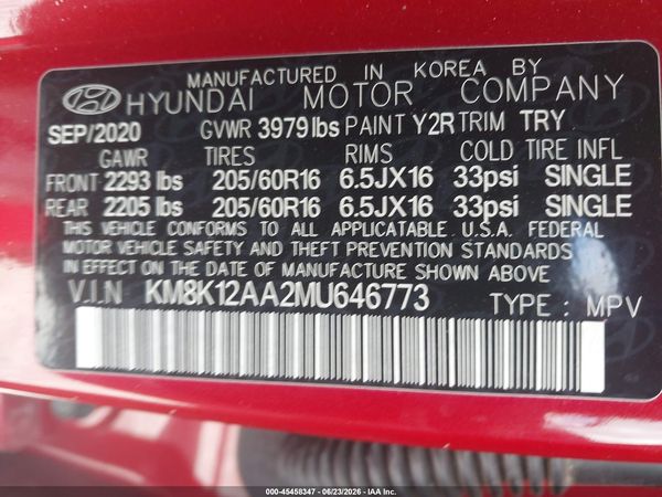 2021 HYUNDAI KONA SE