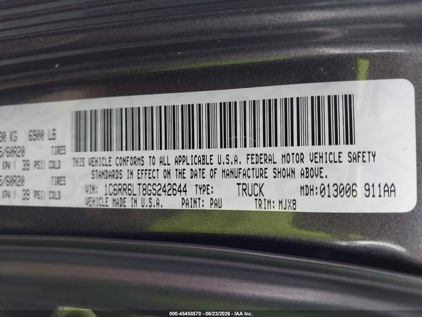 2016 RAM 1500 BIG HORN