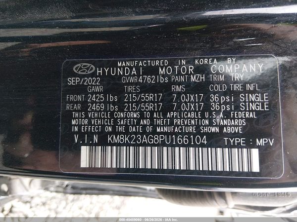 2023 HYUNDAI KONA ELECTRIC SE