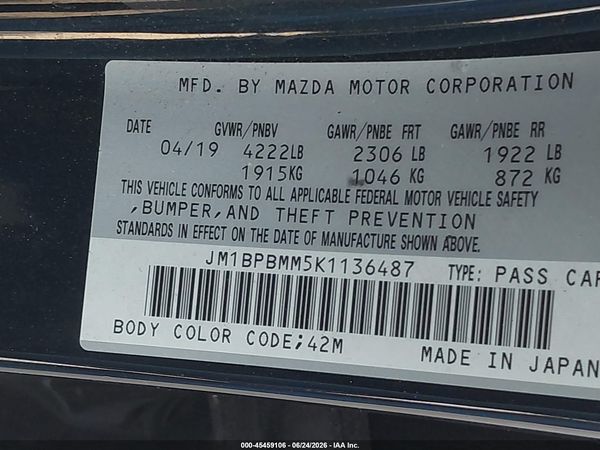2019 MAZDA MAZDA3 PREFERRED PACKAGE