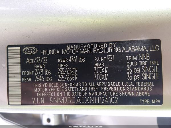 2022 HYUNDAI TUCSON SEL