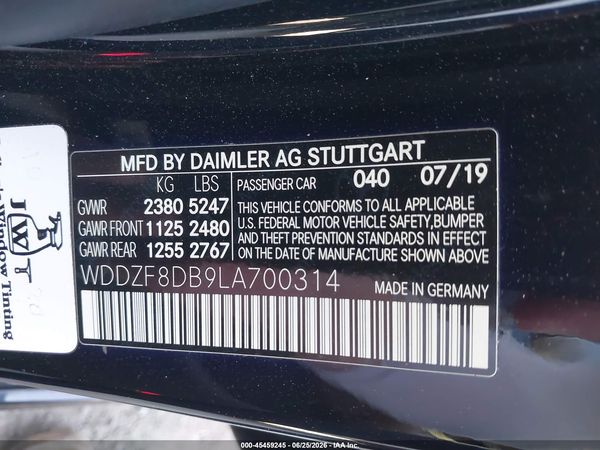 2020 MERCEDES-BENZ E 350 E350