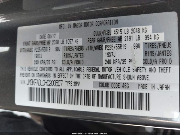 2017 MAZDA CX-5 GRAND SELECT