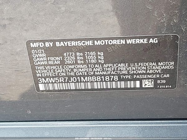 2021 BMW 330I XDRIVE