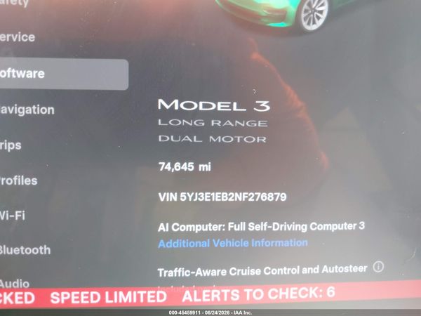 2022 TESLA MODEL 3
