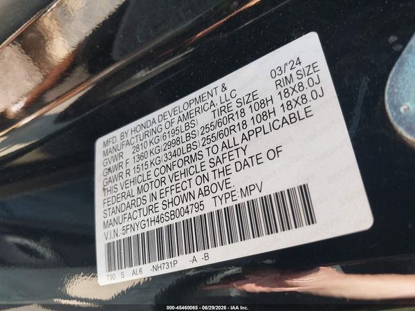 2025 HONDA PILOT EX-L