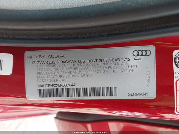 2014 AUDI A6 2.0T PREMIUM