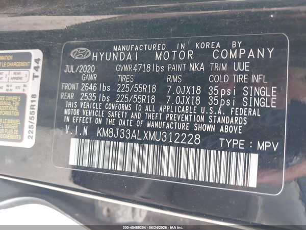 2021 HYUNDAI TUCSON ULTIMATE