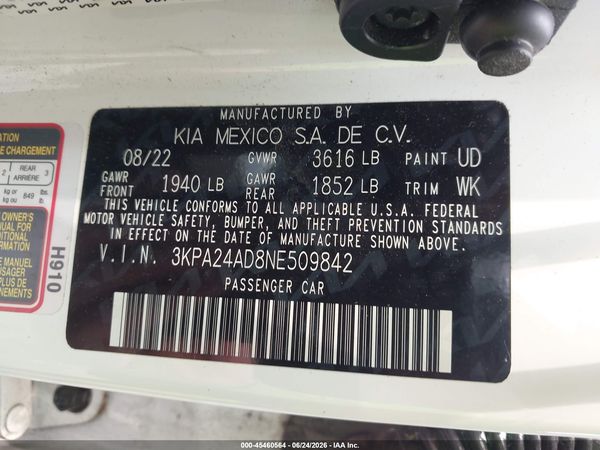 2022 KIA RIO LX