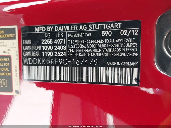 2012 MERCEDES-BENZ E 350 E350